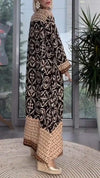 Leopard Print Lapel Long Sleeve Dress