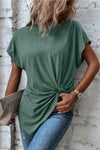 Draped twist top