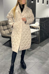 Women's Casual Lapel Mid-length Cotton Coat