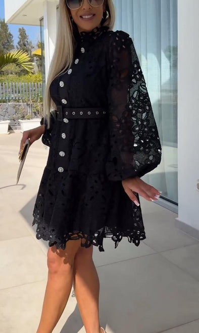 Women's elegant lace dress