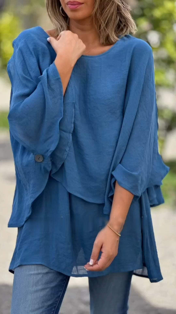 Chiffon Irregular Top