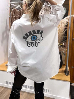 Casual Lucky Eye Shirt