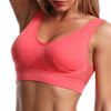 Women's Mesh Perforated Sports Bra Sports No Underwire Wrap Bra