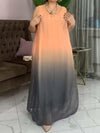 Chiffon gradient dress