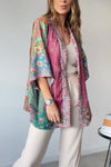 Casual printed cardigan jacket