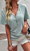 Casual And Comfortable V-Neck Top