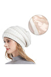 Women's Autumn and Winter Warm Thick Knitted Hat