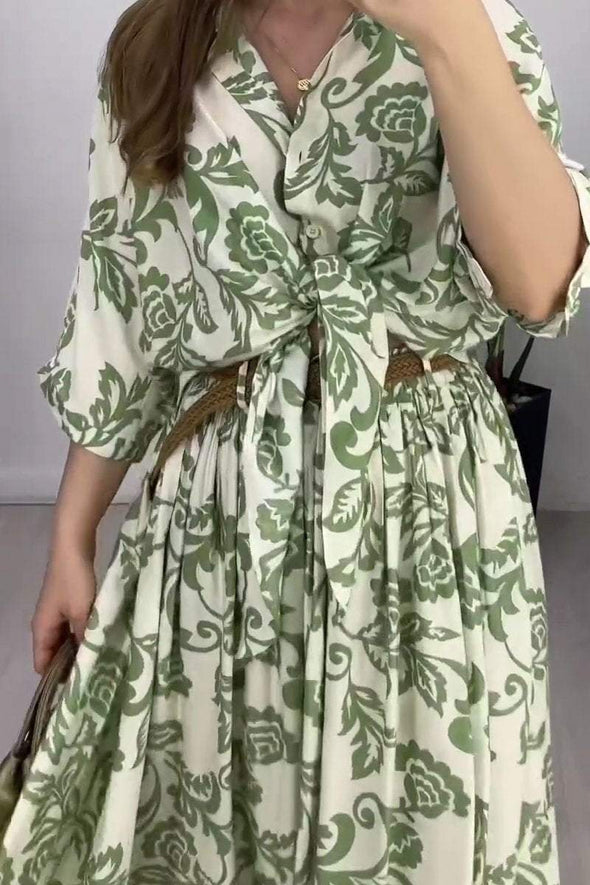 Casual maxi floral dress