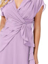 Fashionable Dinner Party Ladies V-neck Dress