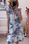 Printed casual dress