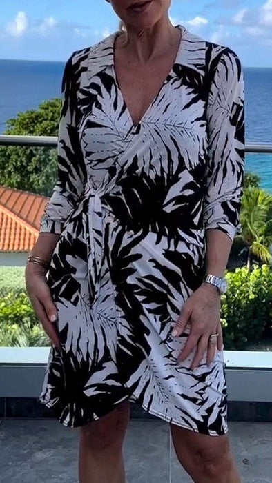 Casual V-neck Resort Style Dress