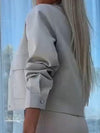 Women's Lapel Long Sleeve Blazer