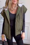 Women's Casual Hooded Vest Jacket