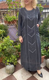 Casual Round Neck Long Sleeve Dress