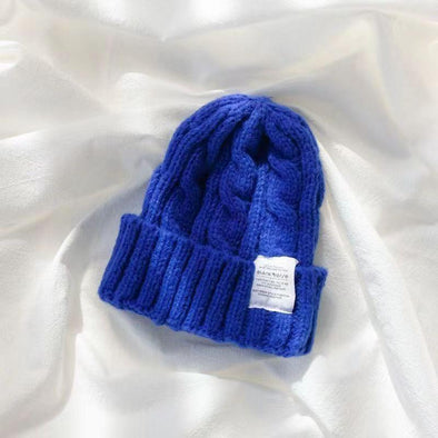 Women's Woolen Autumn and Winter All-match Face Small Knitted Hat