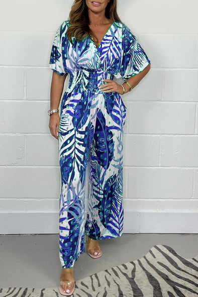 Foil printed jumpsuit