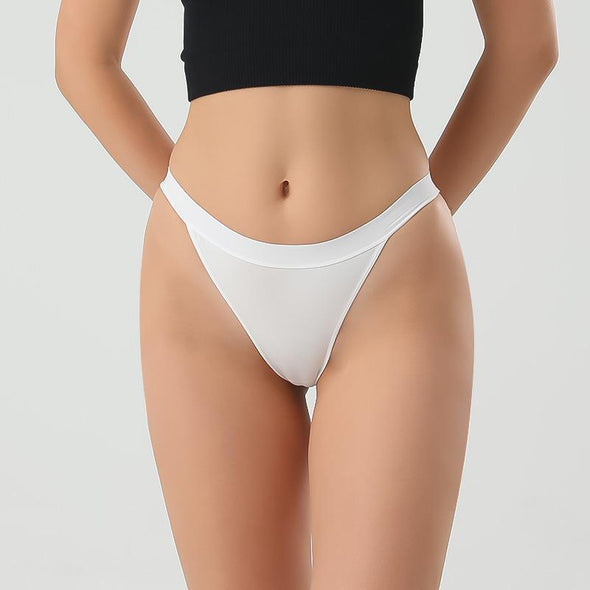 Women's one-piece low-rise sexy simple skinny belt panties