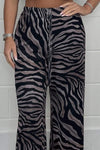 Zebra print trousers