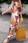 Women's Casual Printed Maxi Dress