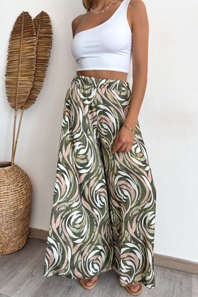 Women's Resort Print Trousers