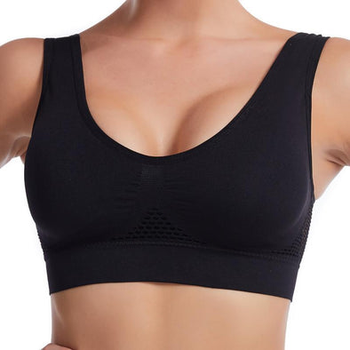 Women's Yoga Sports Underwear Hollow Mesh Vent