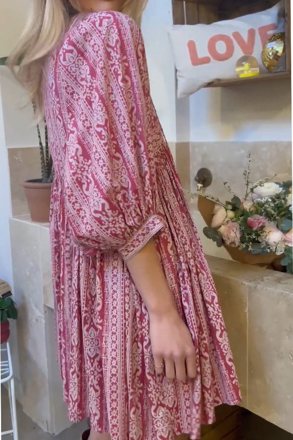 Bohemian style dress