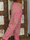 Casual Leopard Print Trousers