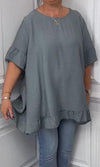 Casual And Comfortable Linen Top