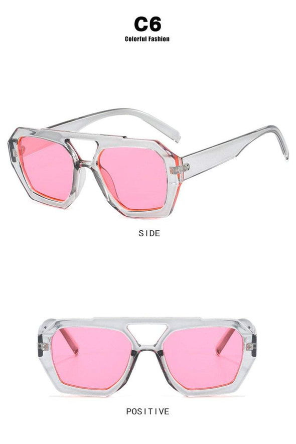 Women's Retro Personalized Irregular Sunglasses