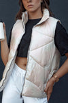 Women's Casual Lapel Sleeveless Jacket