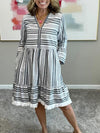 Striped Simple Women's Dress