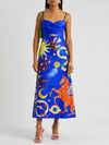 Women's Resort Slim Animal Print Slip Dress