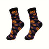 Men's and Women's Halloween Cartoon Print Casual Socks