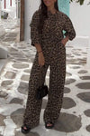 Leopard print jumpsuit