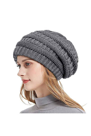 Women's Autumn and Winter Warm Thick Knitted Hat