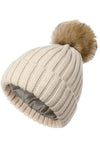 Women's Autumn and Winter Reverse Brimless Knitted Hat