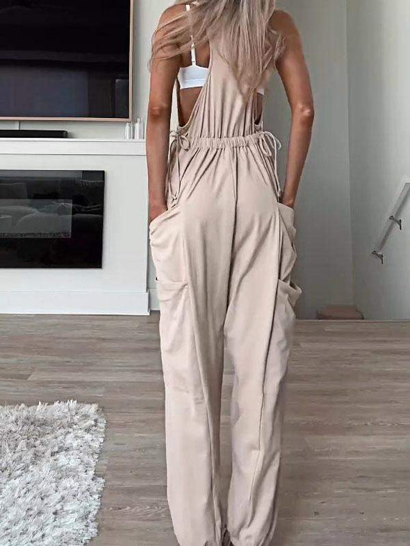 Women's Casual Jumpsuit with Pockets