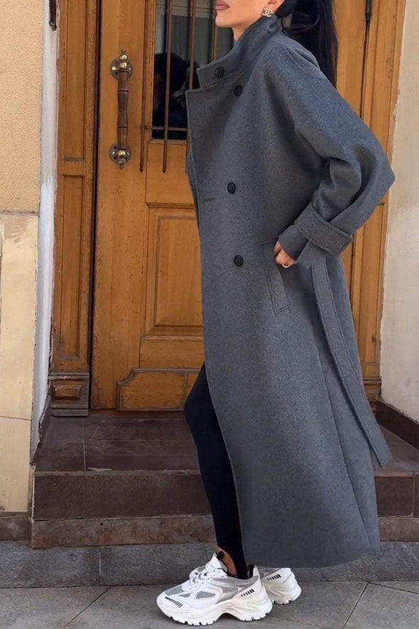 Women's Casual Lapel Long Coat