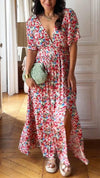 Women Floral V-neck Dress