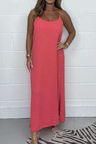 Women's Spaghetti Strap Maxi Dress