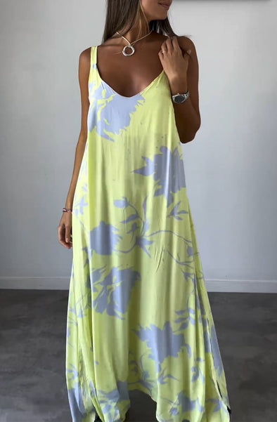 Printed Slip Dress